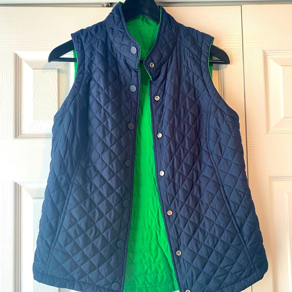 Crown & Ivey reversible quotes vest